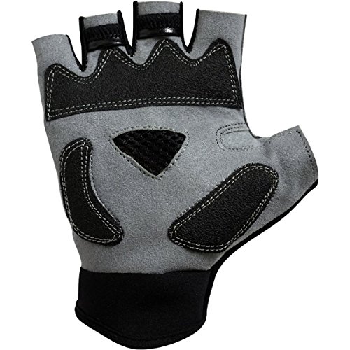 OPTIMUM Cycling Guantes de BMX Hawkley Half Finger Boy-Negro/Rojo/Pequeño, niño, Small