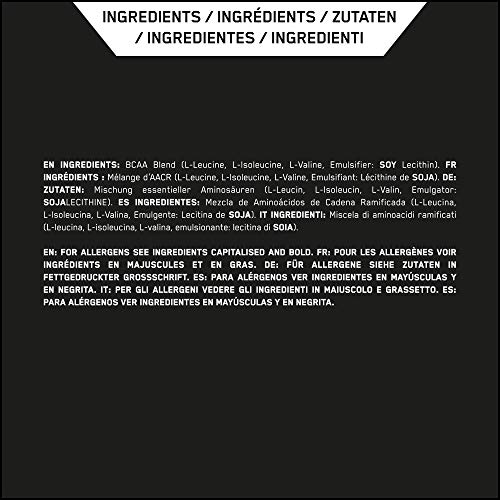 Optimum Nutrition ON BCAA 5000 en Polvo, Suplementos Deportivos, Rico en Aminoacidos Ramificados y Esenciales, sin Azúcar, sin sabor, 60 porciones, 345 g