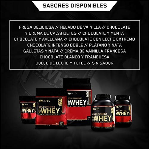 Optimum Nutrition ON Gold Standard 100% Whey Proteína en Polvo Suplementos Deportivos, Glutamina y Aminoacidos, BCAA, Chocolate Mantequilla de Cacahuete, 27 porciones, 891 g, Embalaje puede variar