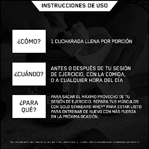 Optimum Nutrition ON Gold Standard 100% Whey Proteína en Polvo Suplementos Deportivos, Glutamina y Aminoacidos, BCAA, Galletas y Crema, 29 porciones, 900g, Embalaje puede variar