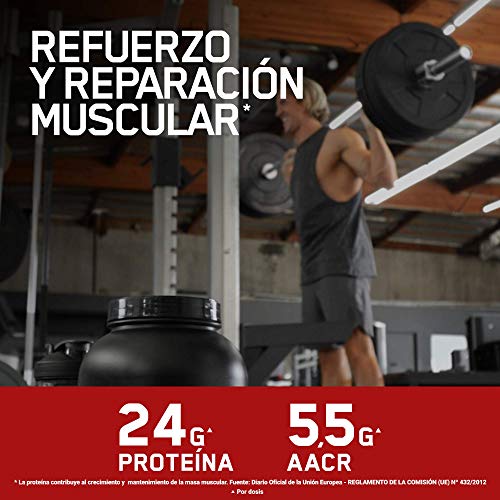 Optimum Nutrition ON Gold Standard 100% Whey Proteína en Polvo Suplementos Deportivos, Glutamina y Aminoácidos, BCAA, Helado de Vainilla, 30 Porciones, 900 g, Embalaje Puede Variar