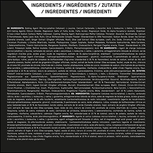 Optimum Nutrition ON Opti-Men, Suplemento Multivitamínico, Multivitaminas y Minerales para Hombres con BCAA, Glutamina, Vitamina C, Zinc y Magnesio, sin sabor, 60 porciones, 180 Cápsulas