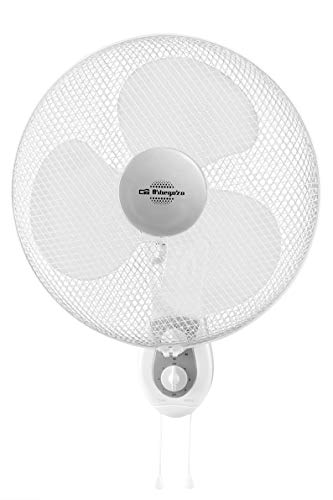 Orbegozo WF0139 Ventilador de pared, 45 W, 3 Velocidades, Color blanco