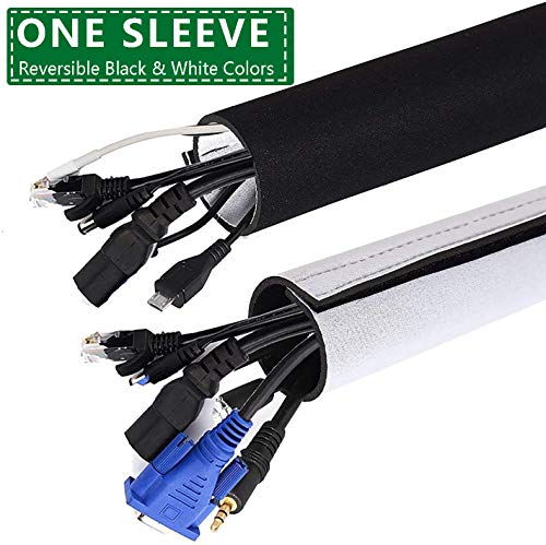 Organizador cables(300x13,5cm), Funda Con Velcro Para Cables En Material Elastico De Neopreno