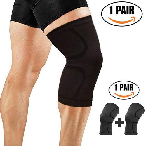 OrthoCare S.Fitness - Rodillera Soporte y compresión para vida diaria y deporte. Perfecta para correr, Crossfit, Halterofilia, Esquí y toda clase de deportes. UNISEX. (XL)