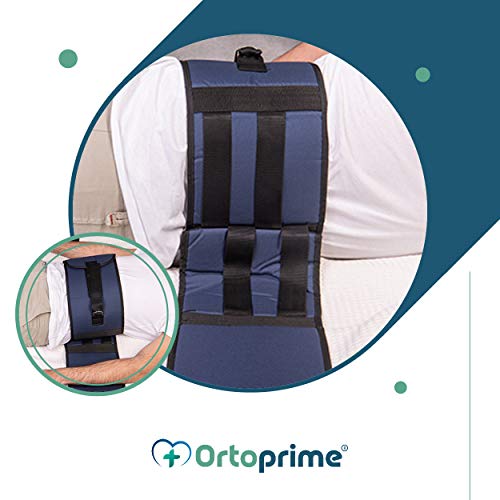 OrtoPrime Cinturón Abdominal Tronco Articulado para Camas de 90 cm - Arnés Ortopédico Universal Ajustable con Velcro - Cinturón para Camas - Arnés de Protección - Cinturón de seguridad OrtoPrime