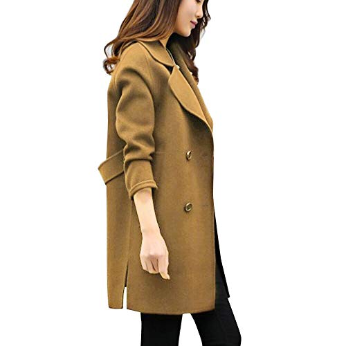 Overdose Chaqueta De Invierno para Mujer Casual Outwear Parka Cardigan Slim Coat Overcoat Invierno Abrigo