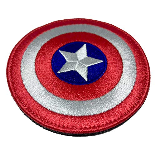 OYSTERBOY Capitán América Shield - Parche táctico para decoración de Hook y Loop