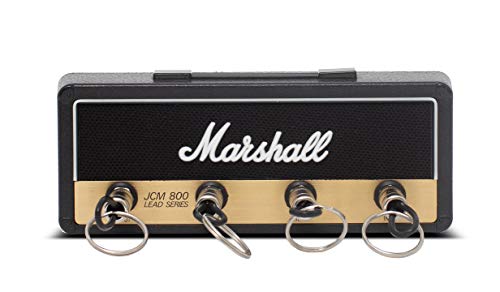 P Pluginz Marshall JCM800 Estándar Jack estante montado en la pared V2.0- amplificador de guitarra titular de la clave Incluye 4 Guitarra Plug llaveros y kit de montaje en pared