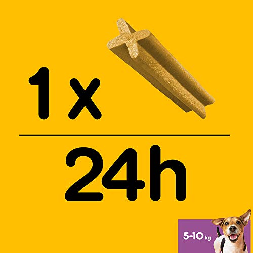 Pack de 28 Dentastix de uso diario para la limpieza dental de perros pequeños (Pack de 4)