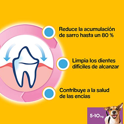 Pack de 28 Dentastix de uso diario para la limpieza dental de perros pequeños (Pack de 4)