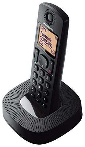Panasonic KX-TGC310 - Teléfono Fijo Inalámbrico (LCD, Identificador De Llamadas, 16H Uso Continuo, Localizador, Agenda De 50 números, Bloqueo Llamada, Modo ECO, Reducción Ruido), Color Negro