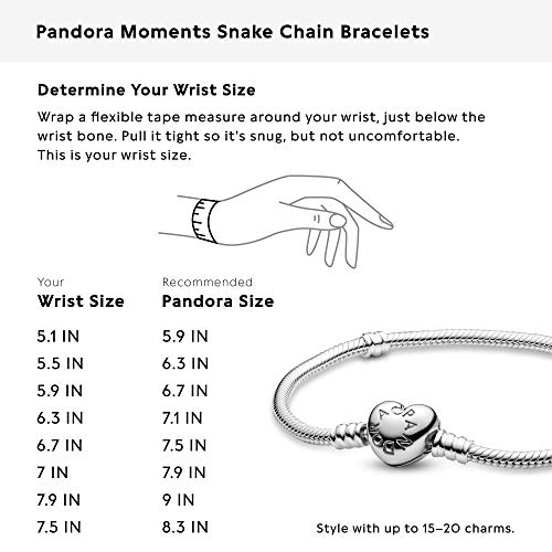 Pandora 590719-21 - Pulsera de plata