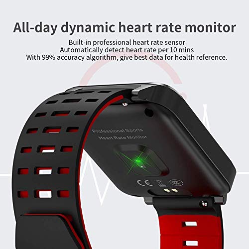 Pantalla a color Rastreador de actividad física Rastreador de actividad Reloj Frecuencia cardíaca, Monitor de sueño Reloj IP68 Podómetro a prueba de agua Modos multideportivos Muñequera deportiva