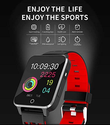 Pantalla a color Rastreador de actividad física Rastreador de actividad Reloj Frecuencia cardíaca, Monitor de sueño Reloj IP68 Podómetro a prueba de agua Modos multideportivos Muñequera deportiva