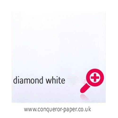 Paquete de 50 folios A4 Conqueror, blanco diamante, con acabado ultrasuave CX22 y marca de agua