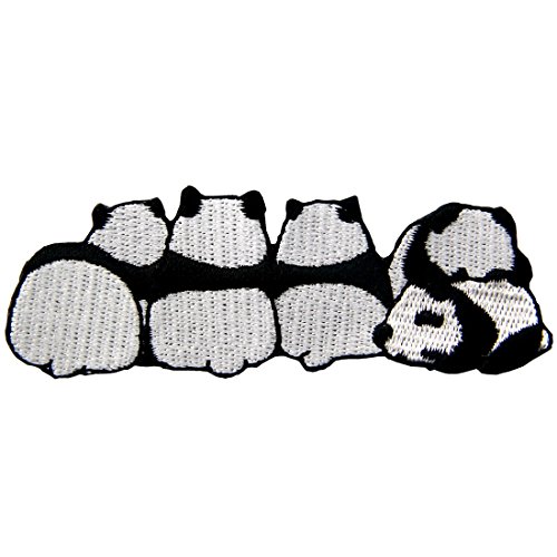 Parche termoadhesivo para la ropa, diseño de Lindo Panda