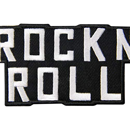 Parche termoadhesivo para la ropa, diseño de Rock and roll