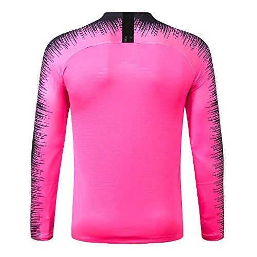 Paris Black Camiseta de Manga Larga Ropa de fútbol Primavera y otoño Apariencia Adultos Sudaderas Trajes de Entrenamiento, M