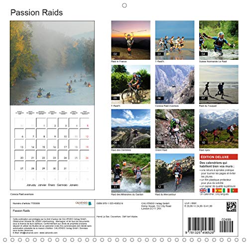 Passion raids (calendrier mural 2020 300 * 300 mm square) - les images de ce calendrier sont le refl (Calvendo Sportif): Les images de ce calendrier ... de la Nature. (Calendrier mensuel, 14 Pages )