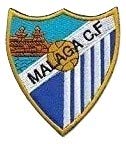 Patch Malaga CF fútbol Parche termoadhesivo Bordado cm 7,4 x 9 Replica