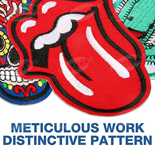 Patch Sticker, Muscccm 20 pcs Parches Ropa Termoadhesivos DIY Coser o Planchar en Los Parches Apliques para Ropa Camiseta Jeans Sombrero Pantalon Bolsas