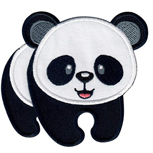 PatchMommy Panda Parche Termoadhesivo Parche Bordado para Ropa - Parches Infantiles y Apliques para Niños