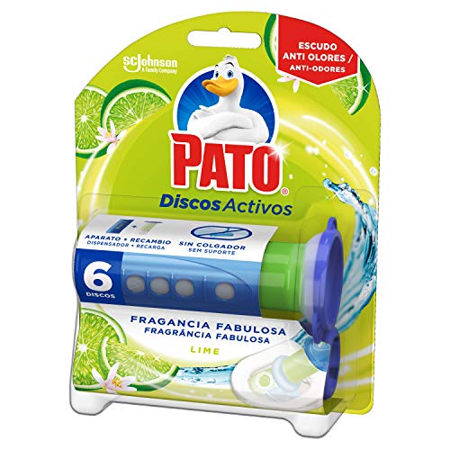 PATO - Discos Activos WC Lima, aplicador y recambio con 6 discos