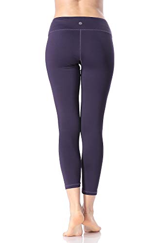 Pau1Hami1ton Leggins Mujer, Mallas Fitness Push Up Pantalones Deporte Running Yoga GP-07(Purple,XL)