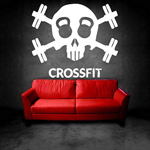 Pegatinas De Pared Hora De Dormir Crossfit Motivación Entrenamiento Fitness Deporte Personalizar Habitación De Niño Y Niña Decoración De Pared Diy Vinilo Etiqueta De La Pared 57X81Cm