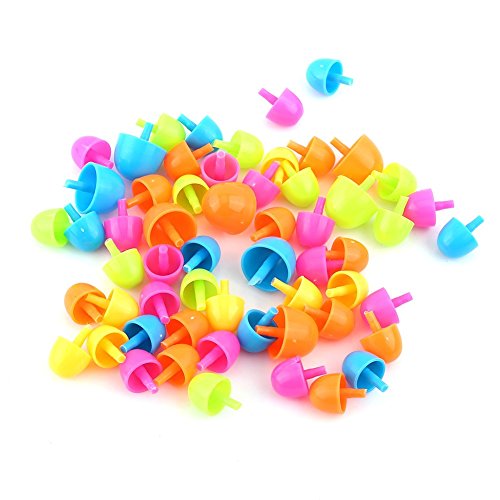 Pegboard Mushroom Nail Jigsaw Peg Puzzle Juego para Niños Niños-Aleatorio Color, 296pcs