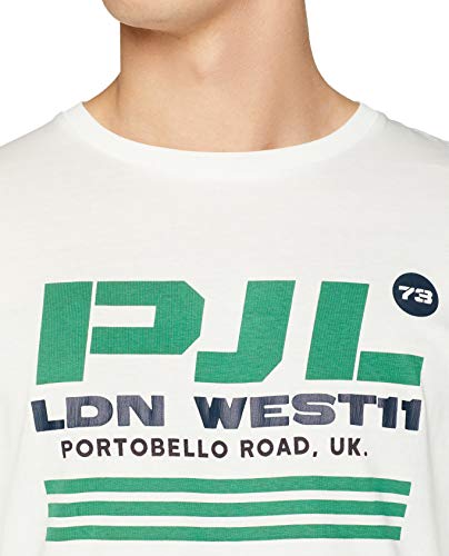 Pepe Jeans Joris Camiseta, (Off White 803), Large para Hombre