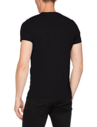 Pepe Jeans Original Basic S/S PM503835 Camiseta, Negro (Black 999), Large para Hombre