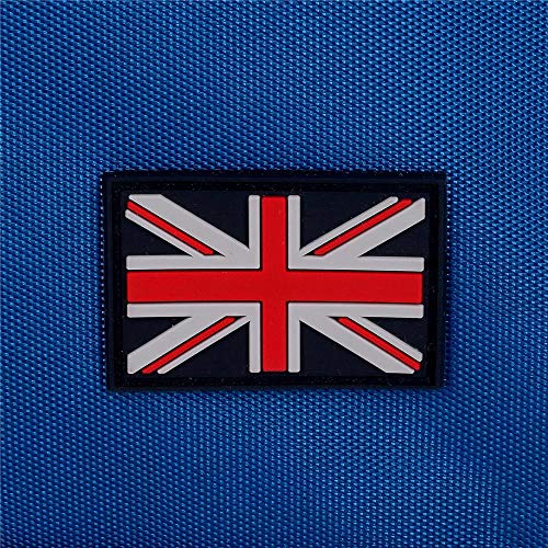 Pepe Jeans Overlap Gym Sac, Mochila Saco para Niños, Azul (549beat), 1x1x1 Centimeters (W x H x L)