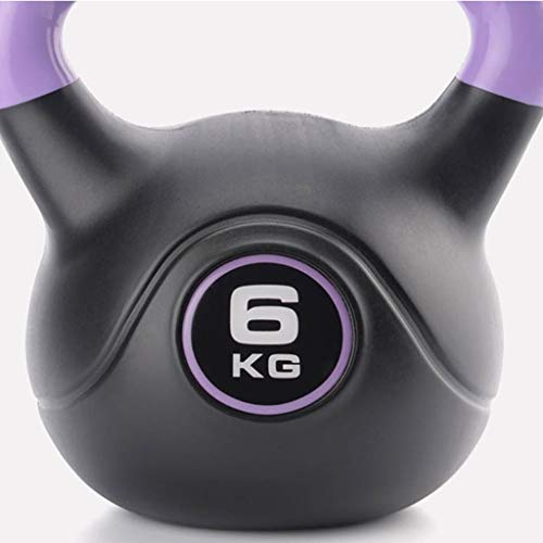 Pesa Rusa Fitness,Kettlebell Pesas Levantamiento Bola Entrenamiento Muscular Hombres Y Mujeres Inicio Gimnasio Fuerza Ejercicio Yoga Deportes(2-12 Kg)