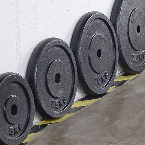 Pesas de Disco Discos de Pesas para Musculación Barra de pesas pegatina de Placas 2MM Parachoques solo peso olímpico pegatina Placa Placas pesos libres determinados de Peso Discos de Pesas Fitness y E