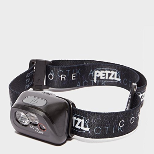 PETZL Actik Core Linterna Frontal, Unisex Adulto, Negro, Talla Única