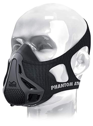 Phantom Athletics Training Mask - Aumente su Rendimiento en el Deporte - Negro