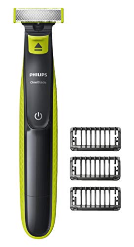 Philips OneBlade QP2520/20 - Depiladoras para la barba (1 mm, 5 mm, Carbón vegetal, Cal, 45 min, Integrado, Níquel-metal hidruro (NiMH))