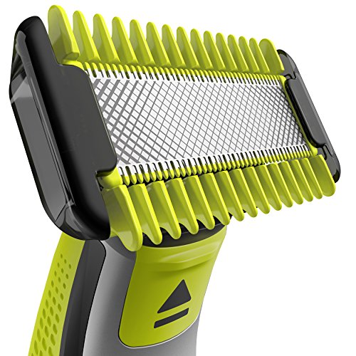 Philips QP2630/30 OneBlade Cara + Cuerpo - Recortador de Barba Recargable con Peine-guía para el Cuerpo, 4 Peines-guía para Barba de 1,2,3 y 5 mm, Uso en Seco y Húmedo