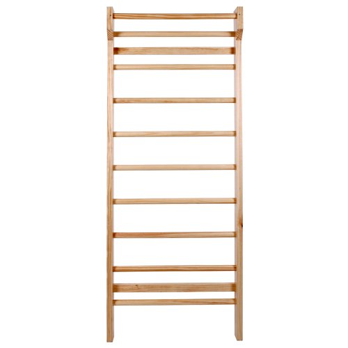 Physionics Espaldera Gimnasio de Madera para niños y Adultos I ca. 195 x 80 x 14cm, Carga de hasta 100kg I Espaldera de Fitness, Escalera Gimnasio, Escalera Sueca, Barras de Pared