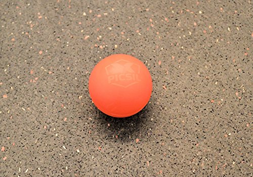 PicSil Lacrosse Ball Unisex para Hombre y Mujer Bola de Masaje para Masajear Puntos y Activar la Presión Balón o Pelota de Goma para Ejercicios de Rehabilitación o Fisioterapia Pilates Yoga