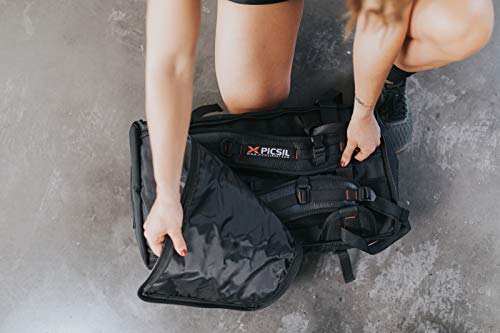 PicSil Mochila de Deporte Bolsa de Gimnasio y Entrenamiento Maleta de Viaje 40L Unisex Hombre y Mujer Impermeable para Uso Diario en Actividades de Senderismo Cross Training Camping Montaña