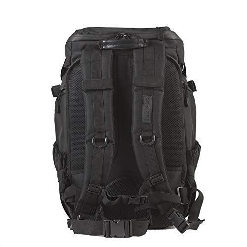 PicSil Mochila Militar de Asalto Impermeable 40L de Capacidad Mochila Táctica Militar Nylon 600D Múltiples Bolsillos para Senderismo Montañismo Caza Trekking Profesionales Hombres y Mujeres (Negro)