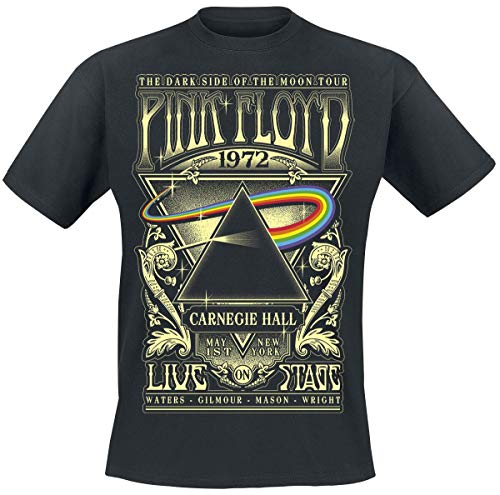 Pink Floyd Dark Side Of The Moon - Live On Stage 1972 Camiseta Negro L