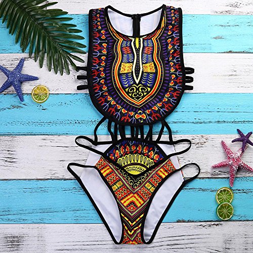 PinkLu Bikini éTnico Vintage Estampado Africano para Mujer Bikini De Mujer Sexy Encaje Malla Negro Traje De BañO Estilo De ImpresióN De Bikini De China De Las Mujeres