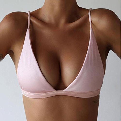 PinkLu Top De Bikini De Las Mujeres Las Mujeres Empujan hacia Arriba La Parte Superior Bikini Acolchada Traje De BañO Traje De BañO Ropa De Playa