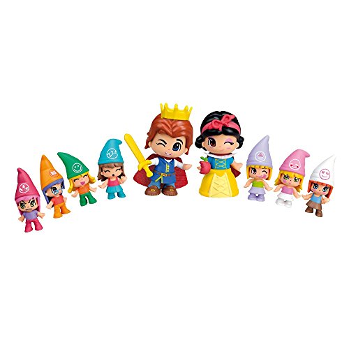 Pinypon Pack de Figuras Blancanieves y Siete enanitos (Famosa 700012750)