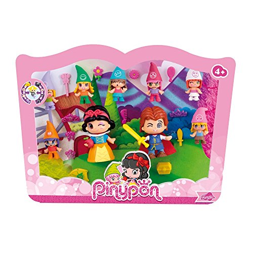 Pinypon Pack de Figuras Blancanieves y Siete enanitos (Famosa 700012750)
