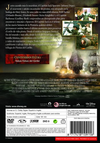 Piratas del Caribe: En el Fin del Mundo [DVD]